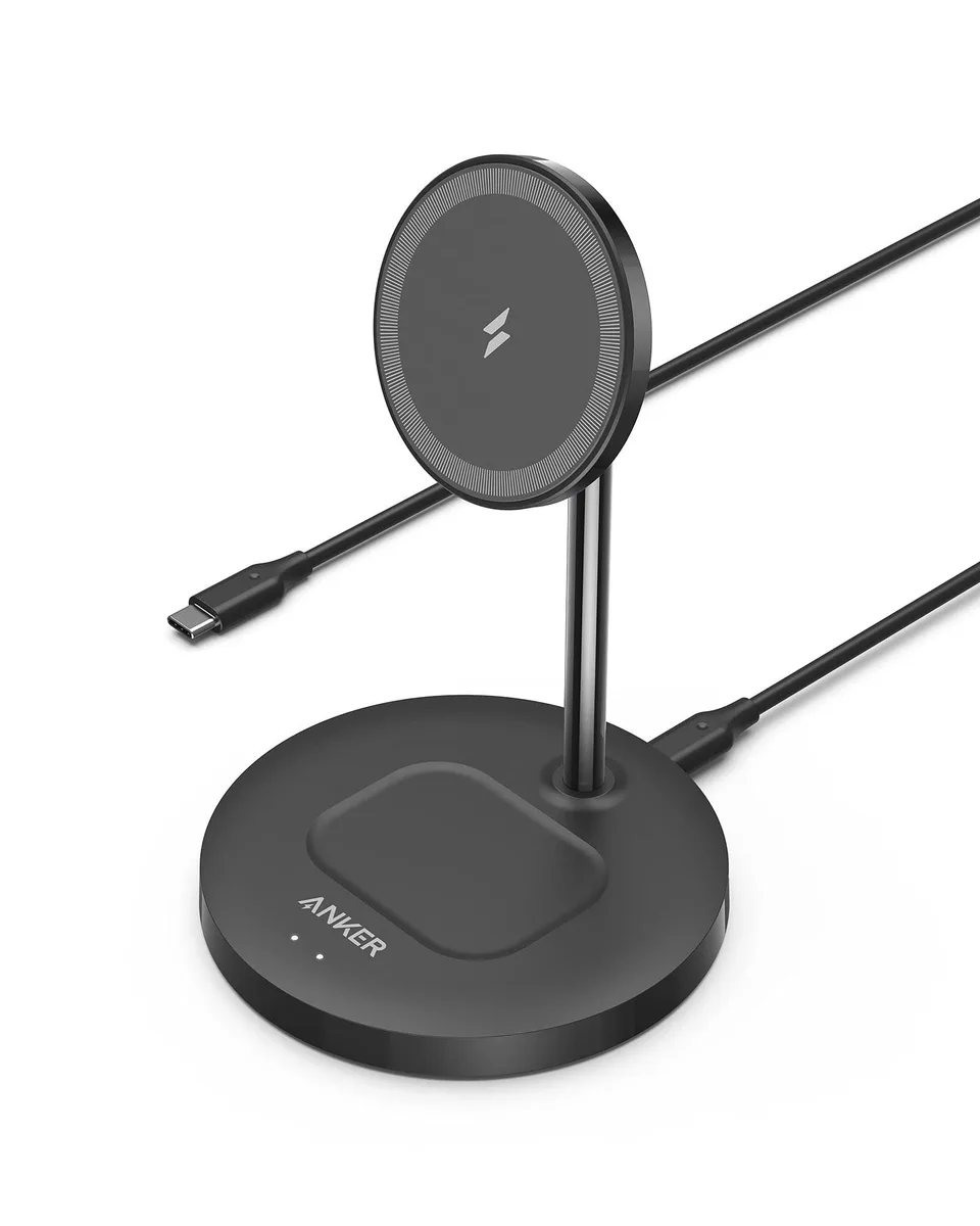  Anker A2543012 PowerWave 2-in-1 Magnetic Stand Lite USB charger — product photo