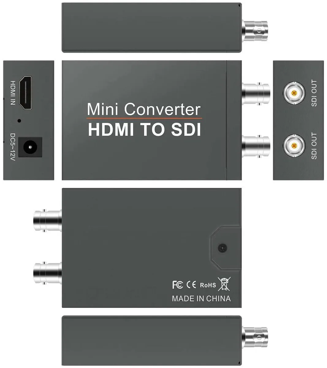 SMUGDESK SMUGDESK HDMI to Dual SDI Converter with Audio Embedder 1080P — product photo