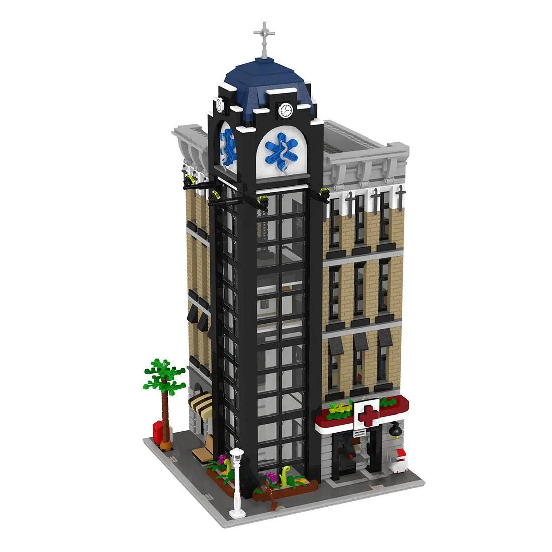 ZITIANYOUBUILD ZITIANYOUBUILD MOC-117753 Hospital 4030 Parts Building Set — product photo