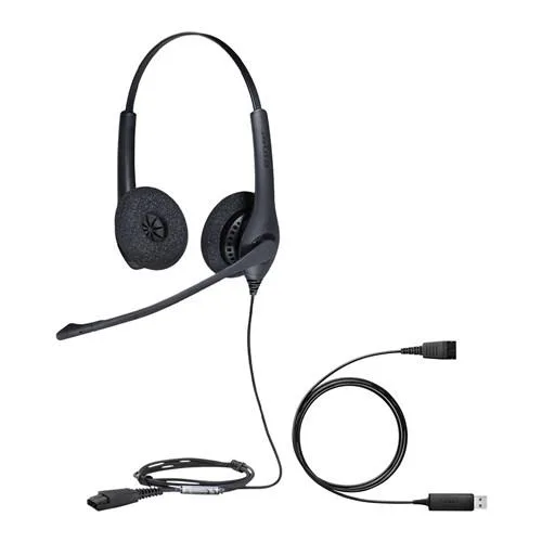 Jabra Enterprise Products Jabra Enterprise Products BIZ 1500 Duo QD Link 230 headset — product photo