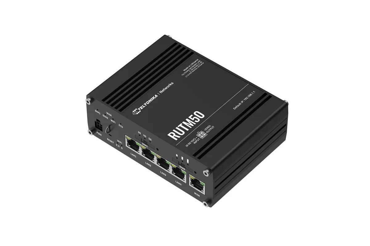 Teltonika Networks Teltonika Networks RUTM50 5G wireless router — product photo