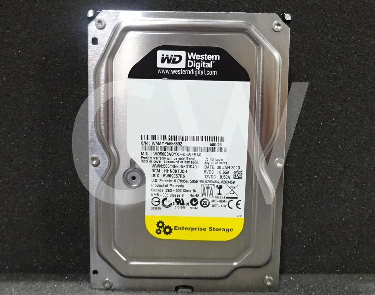 Western Digital Western Digital WD5003ABYX 500GB 7200RPM 64MB 3.5" SATA internal hard drive — product photo