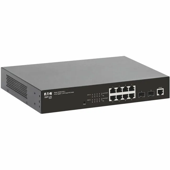 Tripp Lite Tripp Lite NGS8C2POE-1 network switch 8 port 140 W PoE 171 W — product photo