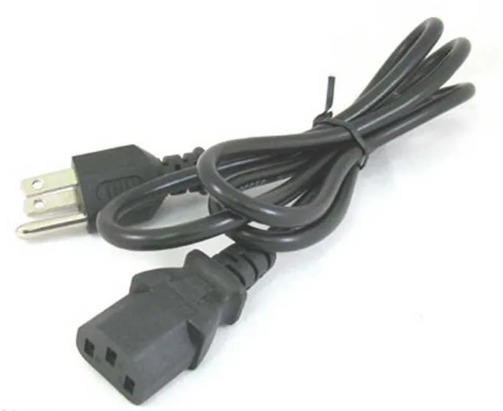 Laintek Laintek 509573 US 3-prong computer power cord 4 ft black — product photo