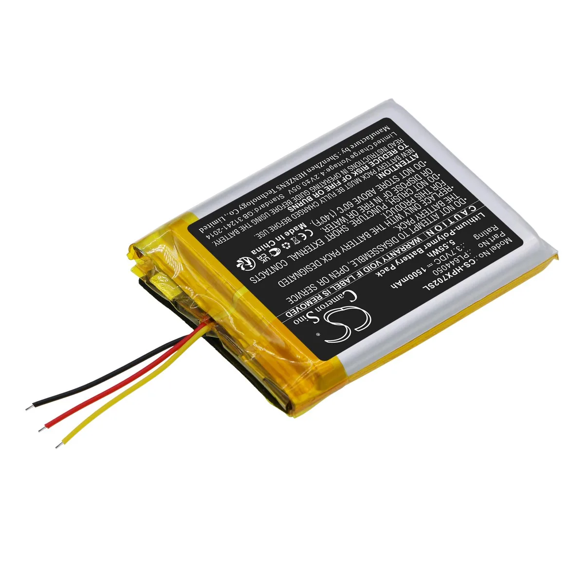 Estry Estry standard battery PL644050 1500mAh 3.7V — product photo