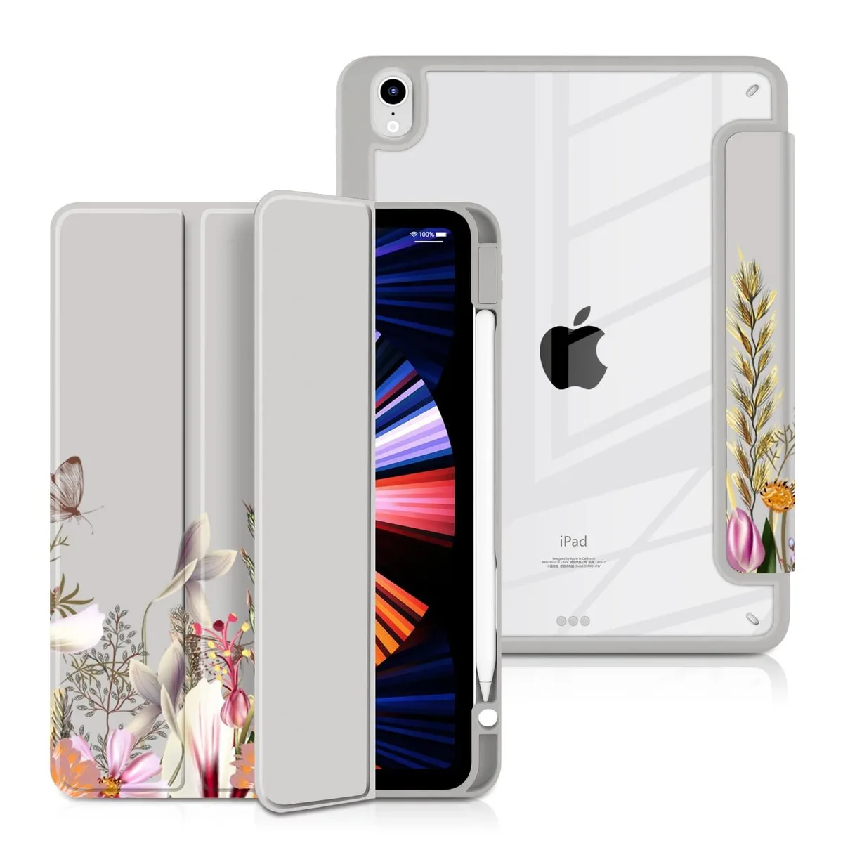 Batianda Batianda Hybrid Case 11-inch iPad Air 2024 M2 Flowers — product photo