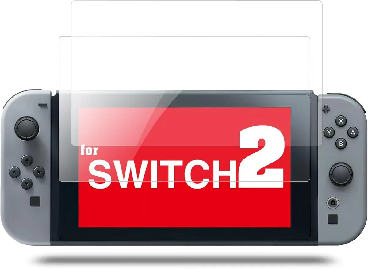 BONAEVER BONAEVER 2-Pack Screen Protector Tempered Glass for Nintendo Switch 2 8" Clear — product photo