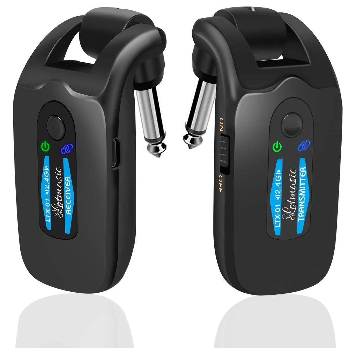 Gemini WYD802535 2.4 GHz wireless guitar system — product photo