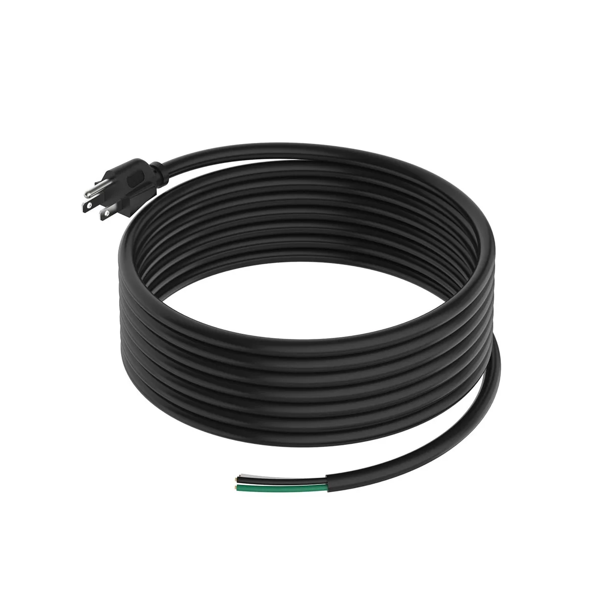  14 Gauge 15ft 3 Prong Heavy Duty Power Cord 15A 125V — product photo