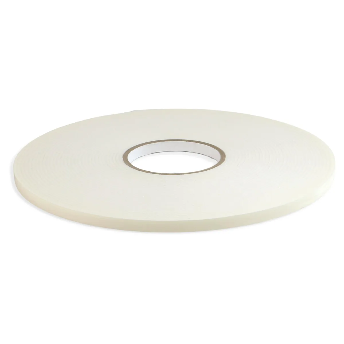 J.V. Converting Company, Inc. J.V. Converting Company, Inc. DC-PEF12A Double-Sided Polyethylene Foam Tape 3/8 in x 18 yds x 1/8 in White — product photo
