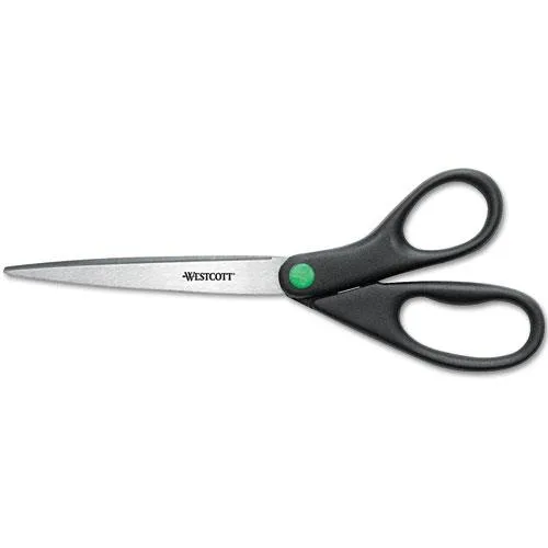 Westcott Westcott KleenEarth 13138 9" Recycled Scissors Black 3.75" Blade — product photo