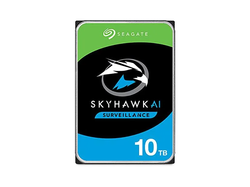 Seagate Seagate SkyHawk AI 10TB 3.5" SATA 256MB internal hard drive — product photo