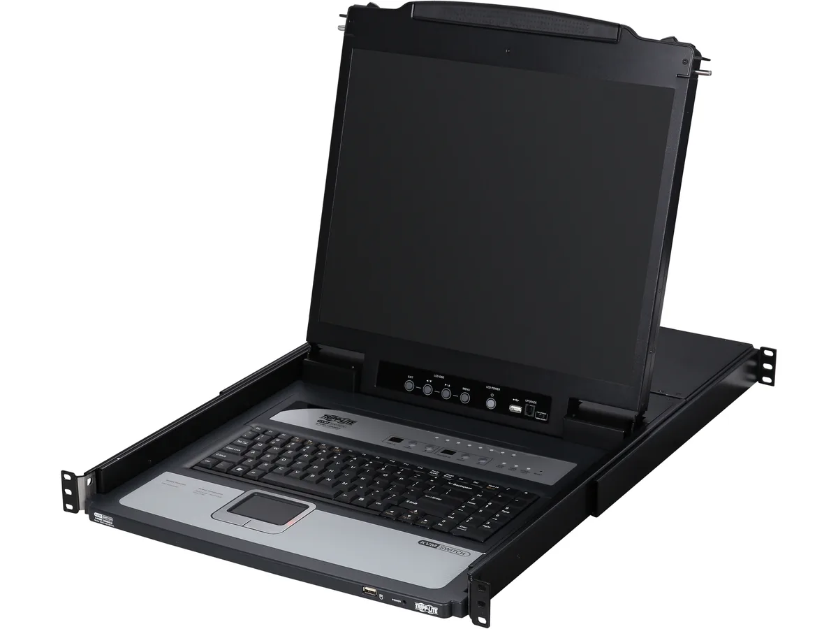 Tripp Lite Tripp Lite B020-U08-19KTAA 8-Port 1U Rack Console KVM Switch 19" LCD — product photo