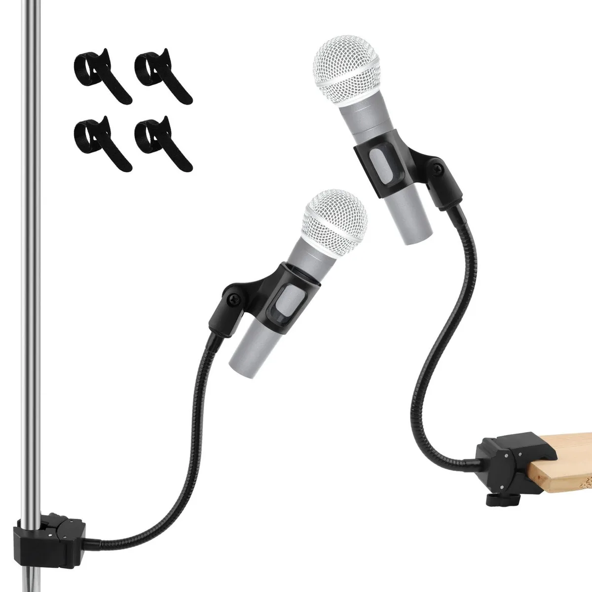  BITBLURHYT 22448691 Gooseneck Microphone Stand 13" Clamp-On — product photo