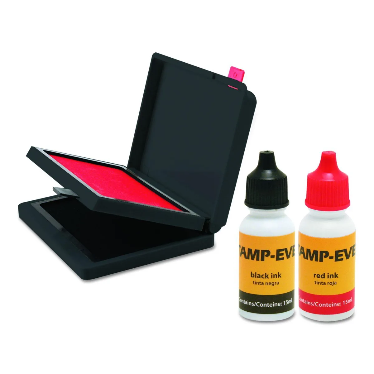 Trodat Trodat Two-Color Stamp Pad 4" x 2.38" Red/Black 6193 — product photo