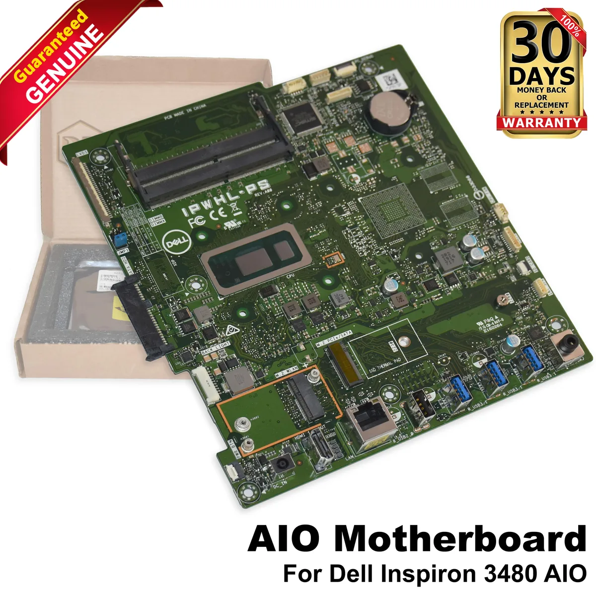 DELL Dell Inspiron 3480 AIO Motherboard RJJKJ i5-8265U 1.6 GHz — product photo