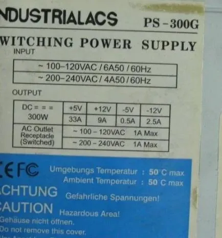 KHACHIMO KHACHIMO PS-300G 300W AT power supply — product photo