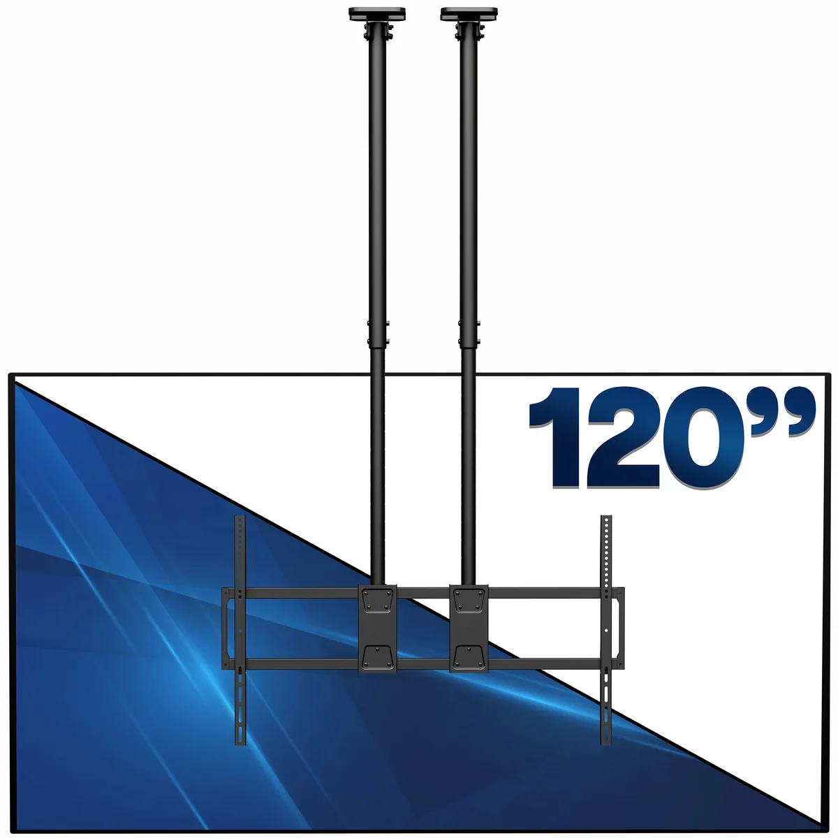 VIVO VIVO Extending Ceiling TV Mount 60-120" Dual 5.5ft Poles — product photo