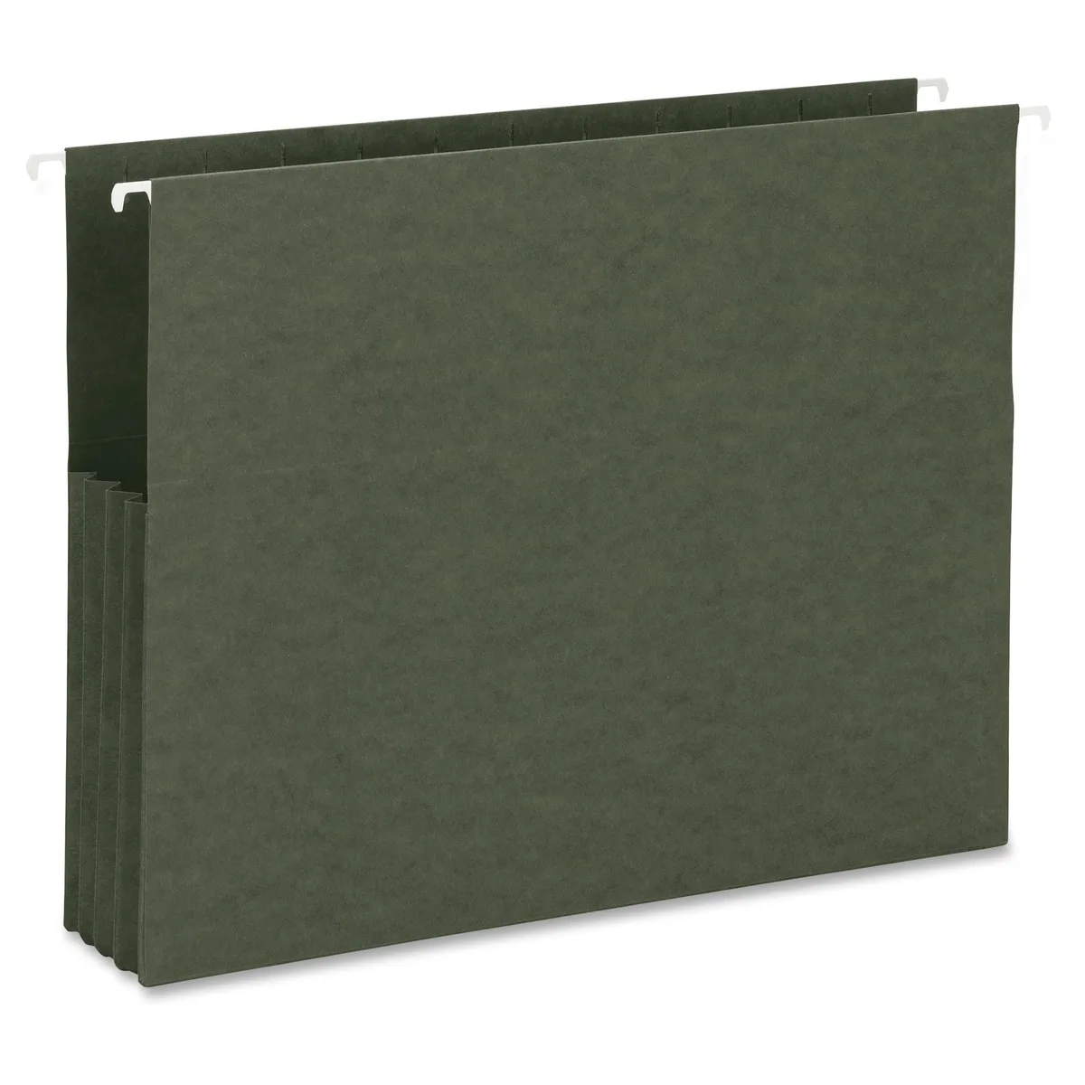 SPARCO SPARCO 17715 Hanging File Pockets Green 10/Box 3.5" Ext — product photo