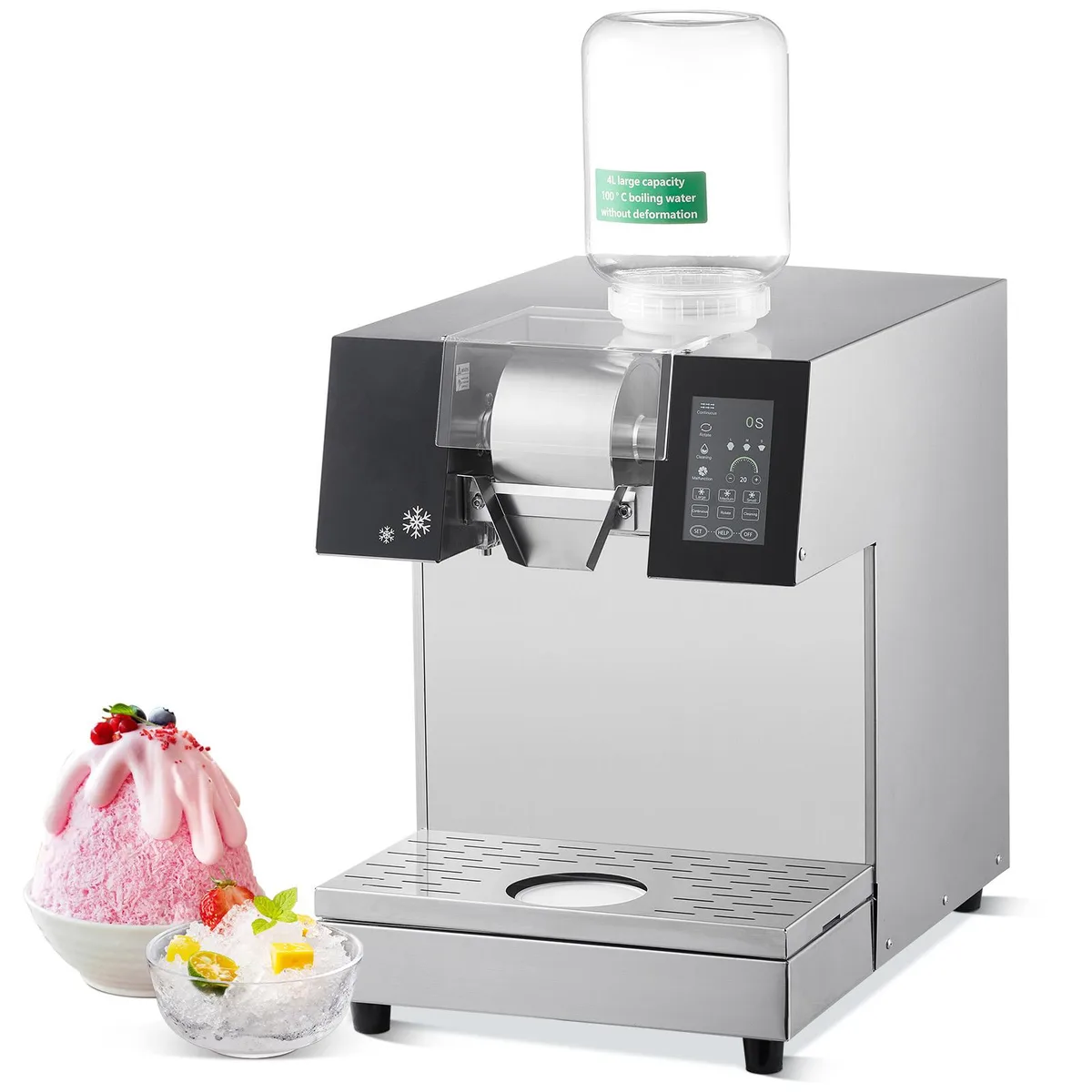 VEVOR VEVOR QLX1603-1 Commercial Snowflake Ice Machine 529.1LBS/24H Liquid Cooling — product photo