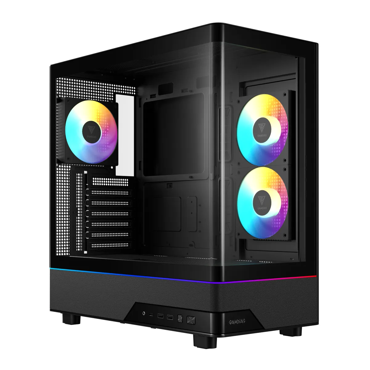 GAMDIAS Technology GAMDIAS Technology ATLAS M5 CG ATX Mid Tower PC Case — product photo
