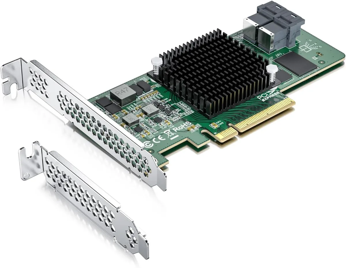 LSI LSI SAS 3008 12Gb/s SAS/SATA RAID HBA network card — product photo