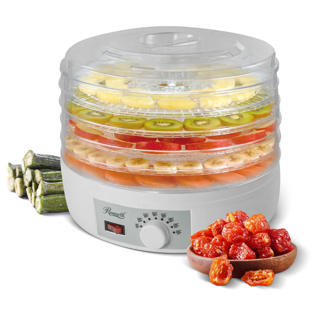 Rosewill Rosewill RHFD-15001 food processor 5 trays 95-158°F 350W — product photo