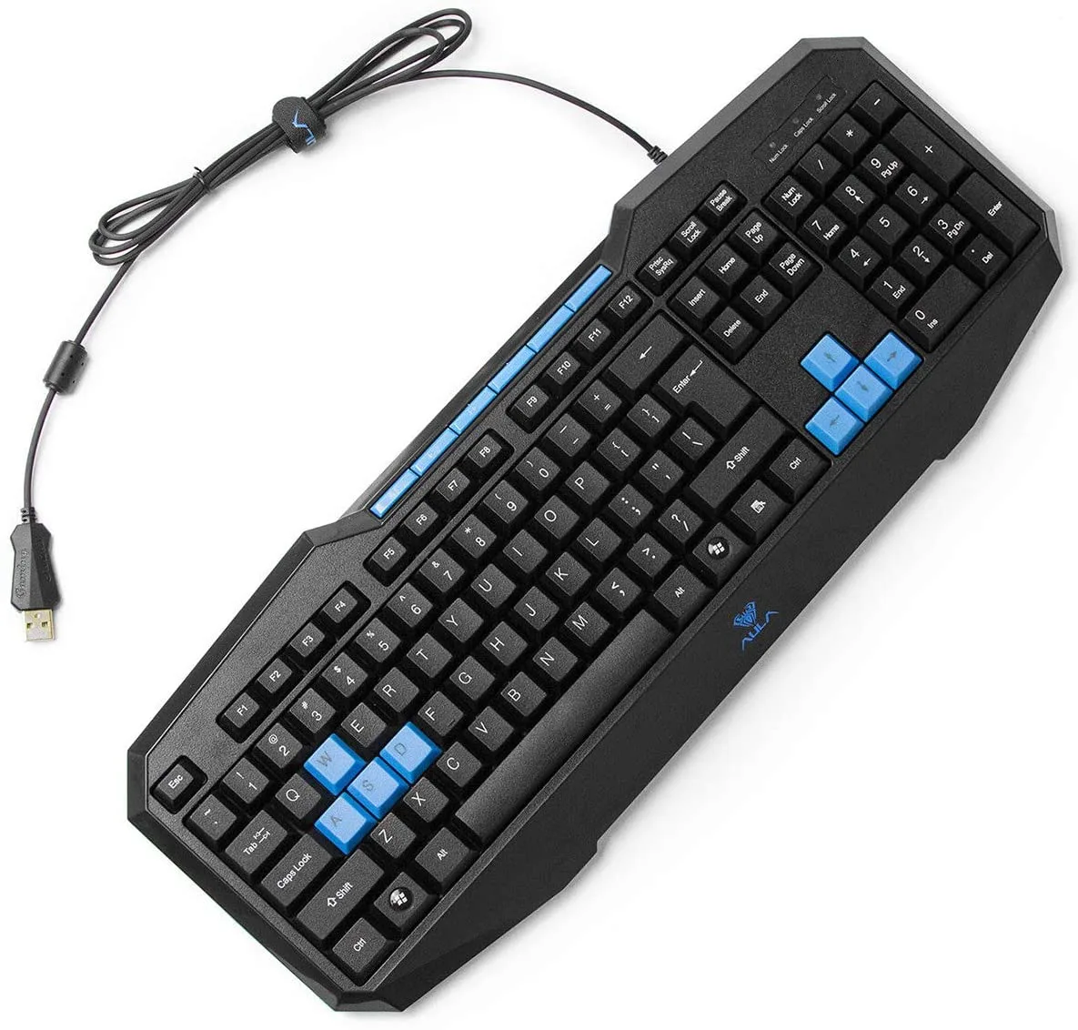 AULA AULA Catalyst Gaming Keyboard 104 keys USB Black Blue — product photo