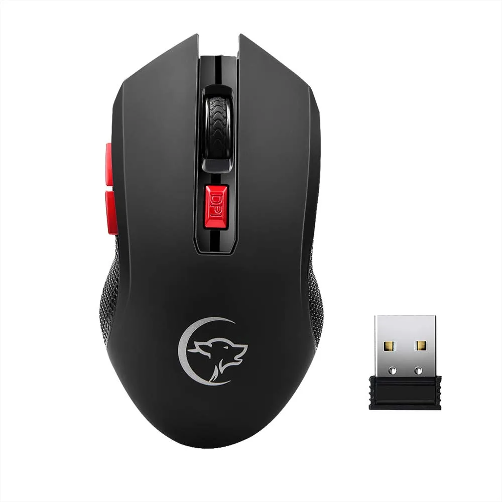 HANNORD HANNORD G817 Wireless Mouse 2.4GHz 2400DPI 6 Buttons Black — product photo