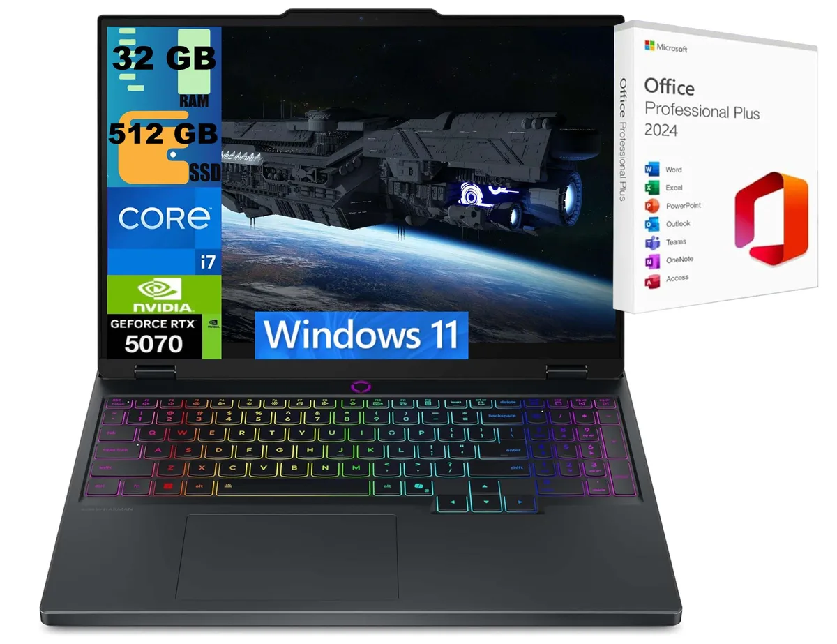Lenovo Lenovo Legion 5i 15 gaming laptop i7-14700HX RTX 5070 32GB 512GB OLED 165Hz — product photo