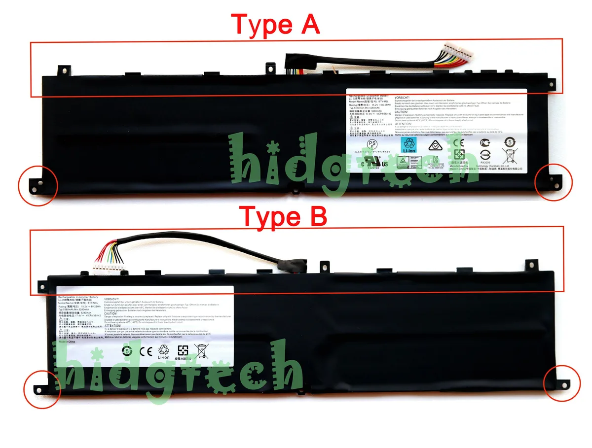 Beisite Beisite BTY-M6L 15.2V 80.25W laptop battery — product photo