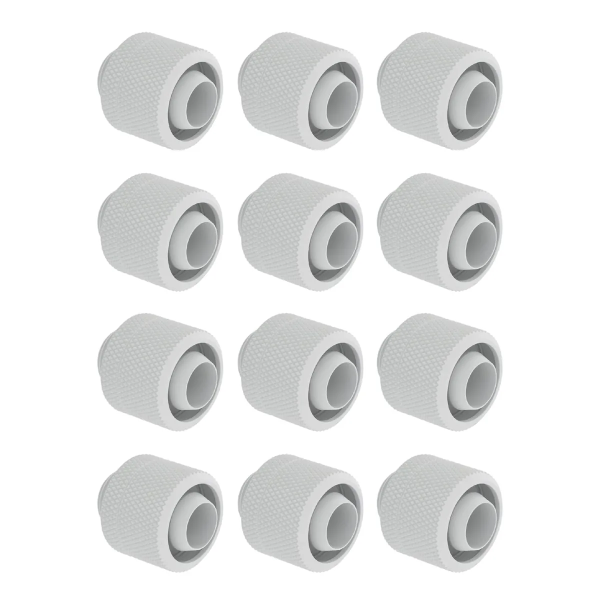 greenDracaena greenDracaena G1/4" to 3/8" ID 1/2" OD Compression Fitting 12 Pack White — product photo