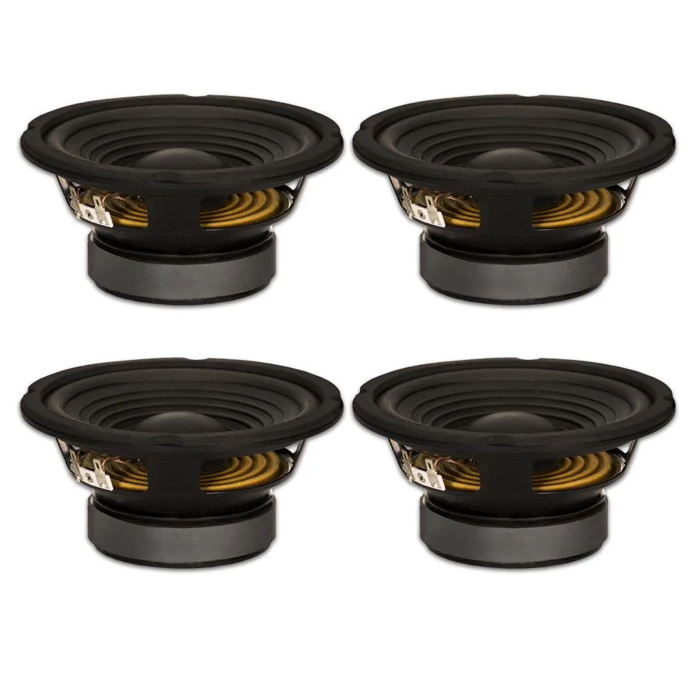 Goldwood Sound, Inc. Goldwood Sound GW-206/4 6.5" Woofer 180W 4ohm PA Speaker (4 Pack) — product photo