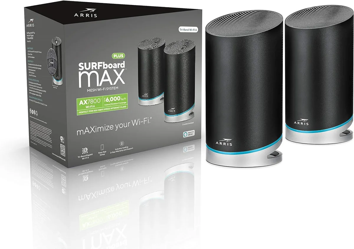 ARRIS ARRIS SURFboard mAX W130 Tri-Band Mesh Wi-Fi 6 System — product photo