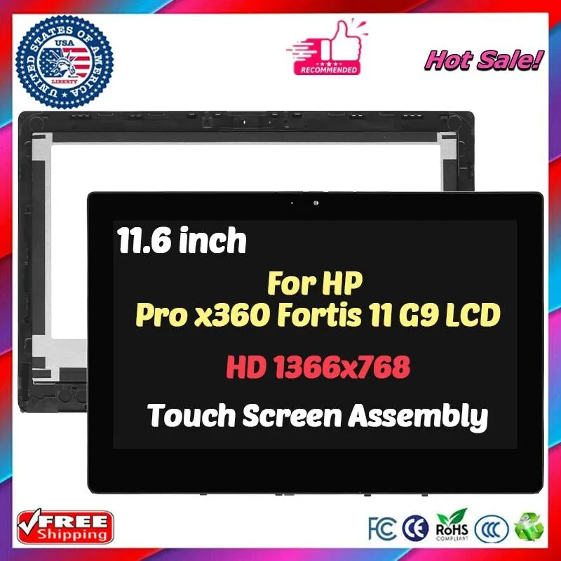 NUOLAISUN NUOLAISUN 11.6" LCD Touch Screen for HP Pro x360 Fortis 11 G9 — product photo