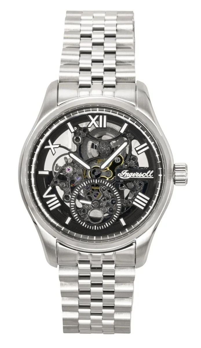 Ingersoll/Rand Ingersoll/Rand The Maverick I17403 Black Skeleton Dial Automatic Watch 40.00mm 50m — product photo