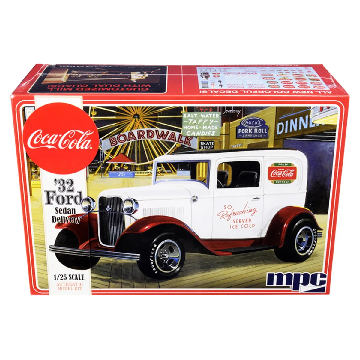 Mpc Mpc 1932 Ford Sedan Delivery Coca-Cola 1/25 Scale Model Kit — product photo