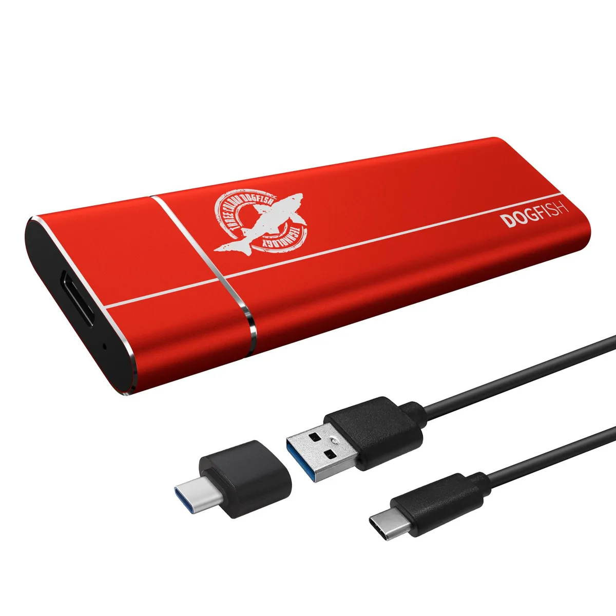 Dogfish Technology Dogfish Technology 512GB M.2 2242 USB 3.1 Type-C external SSD — product photo