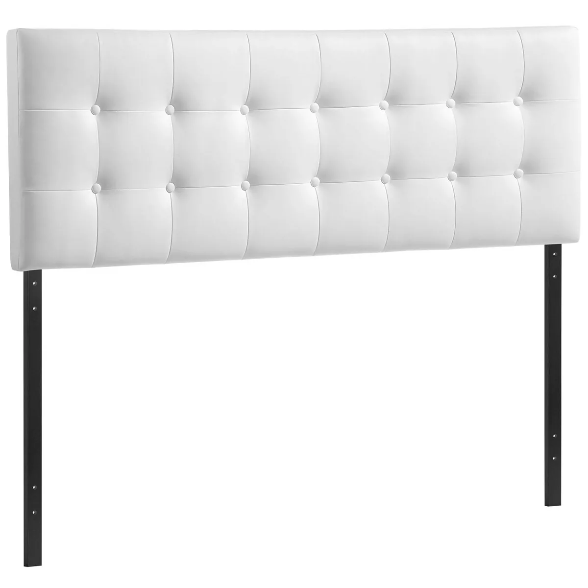 Modway Furniture Modway Furniture Emily Full Upholstered Vinyl Headboard White 56"W — product photo