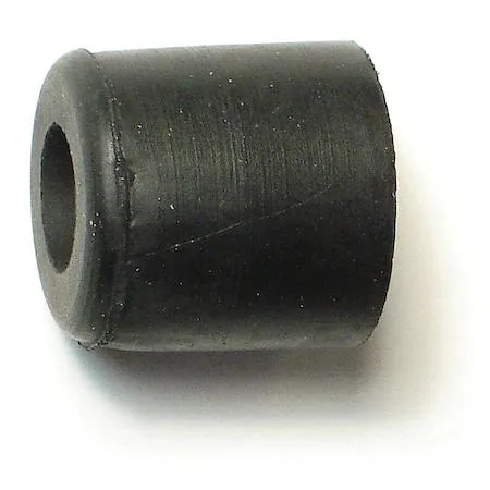 Ten small black rubber bumpers with recessed centres
