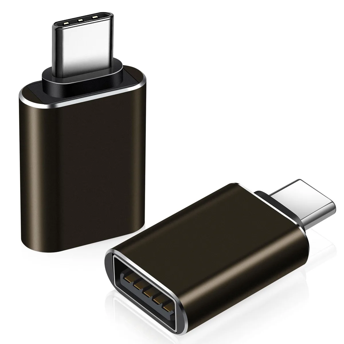 Corn Electronics Corn Electronics USB-C to USB 3.1 Adapter 10Gbps Brown 2 Pack — product photo