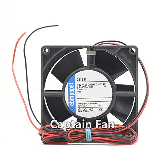 Vantec Vantec 3312U 92x92x32mm 12V IP68 industrial cooling fan — product photo