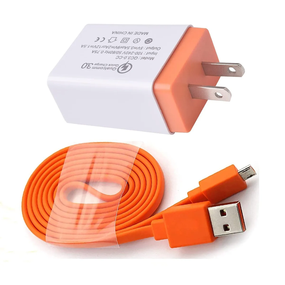  Alitutumao SQR-QC003 USB charger Micro USB orange 3A — product photo