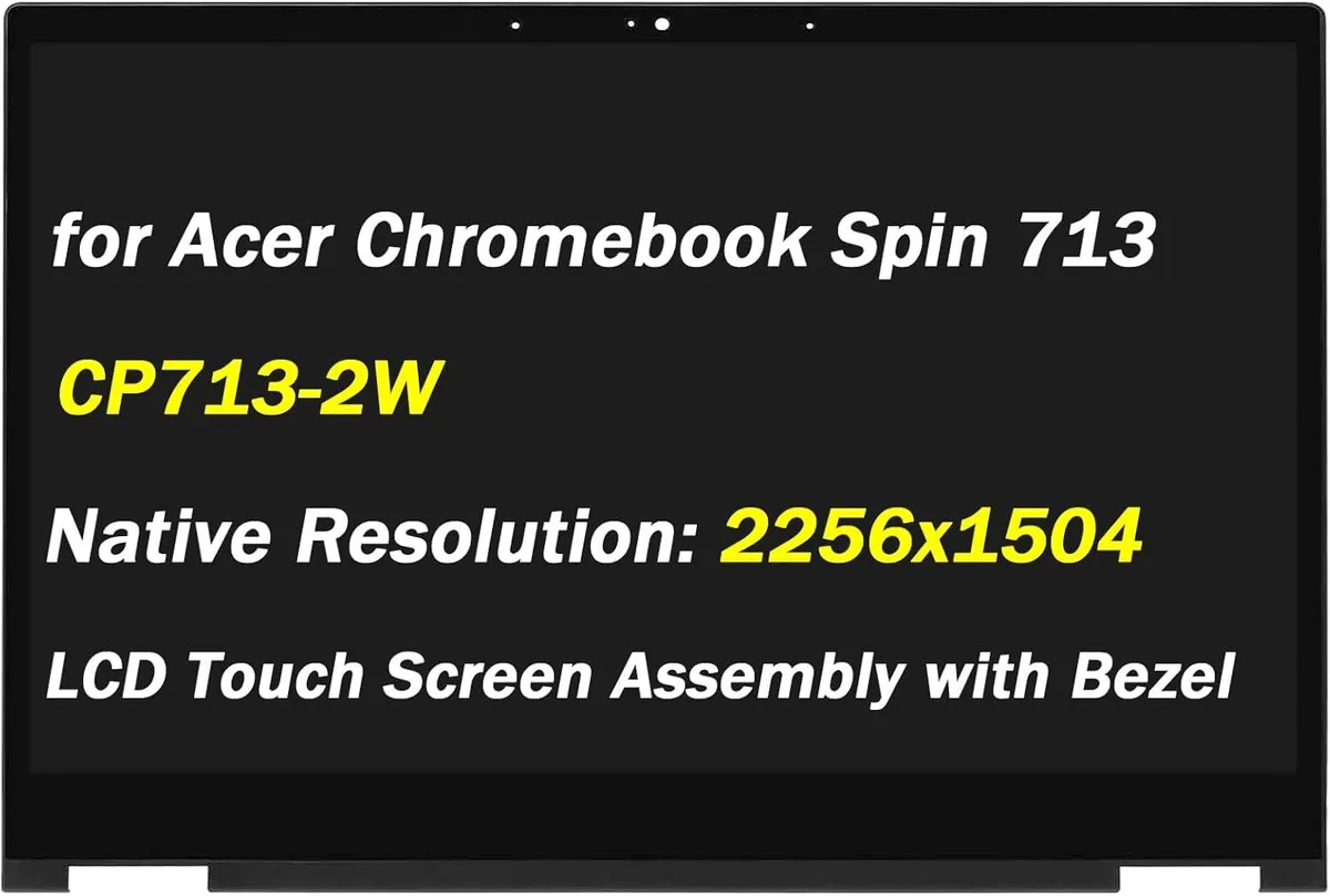 NUOLAISUN NUOLAISUN 13.5" 2256x1504 40Pin Touch Screen for Acer Chromebook Spin 713 CP713-2W — product photo