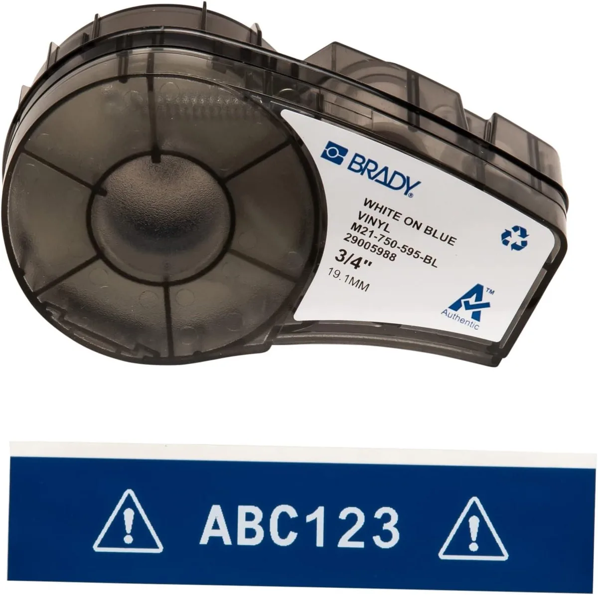 Brady Worldwide Inc Brady Worldwide Inc M21 All Weather Vinyl Label Tape with Ribbon — product photo
