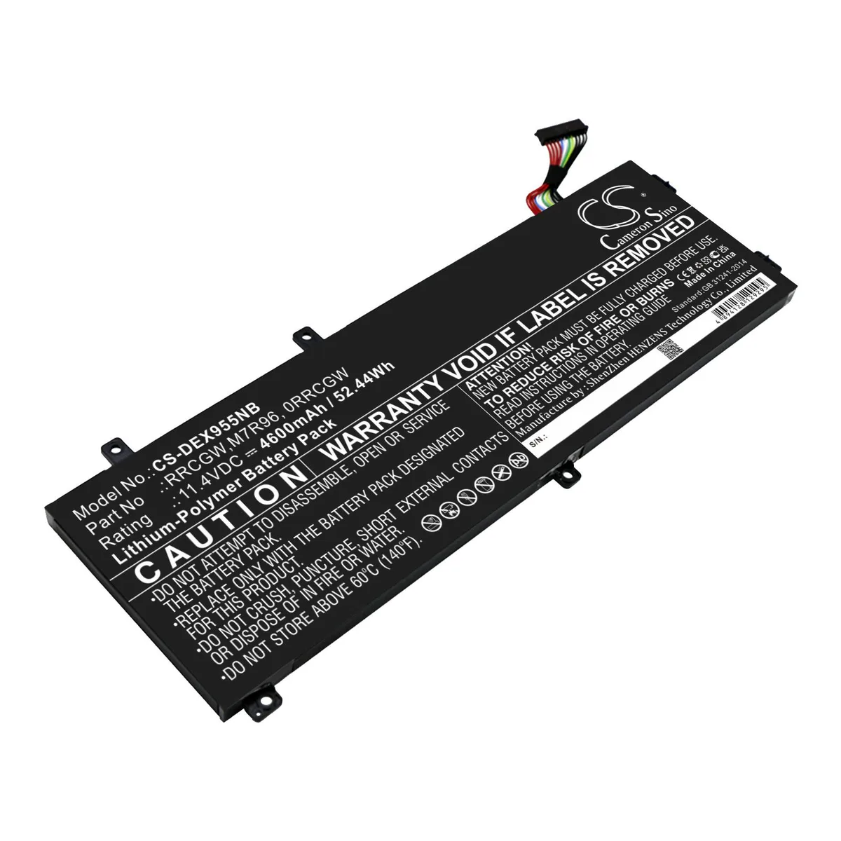 Cameron & Co Cameron & Co DS-CS-DEX955NB laptop battery 4.6 Ah 11.4V — product photo