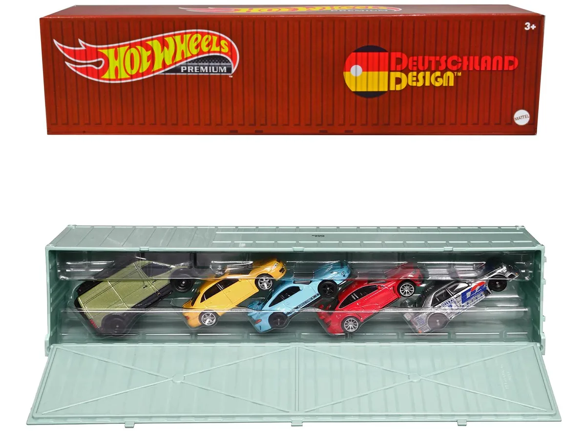 Hot Wheels Hot Wheels 2022 Deutschland Design 5 piece Set Car Culture hobby collectible — product photo