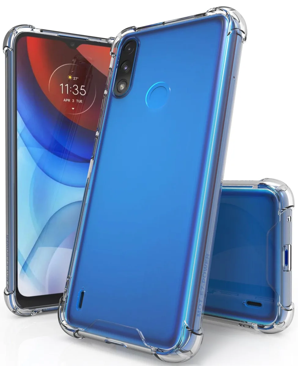 Nakedcellphone Nakedcellphone AquaFlex Clear Hybrid Case for Motorola Moto E7 Power — product photo