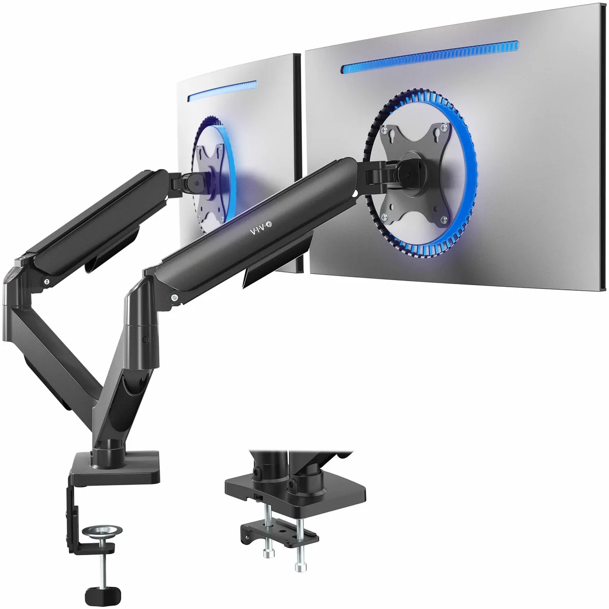 VIVO VIVO Dual Monitor Spring Desk Mount 17-32" 19.8 lbs — product photo