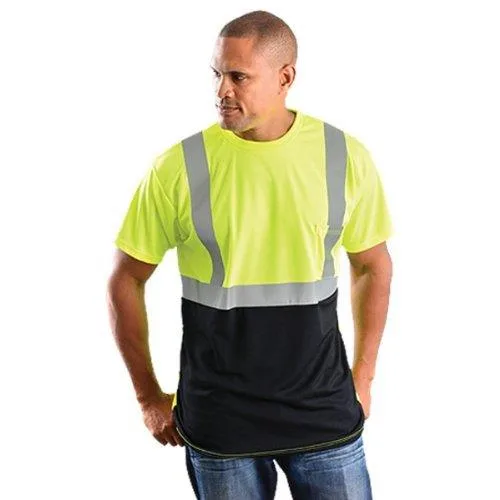 Occunomix Occunomix LUX-SSETPBK-YL Class 2 Short Sleeve T-Shirt Yellow L — product photo